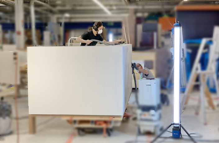 Beispielarbeit von Knoeppel GmbH Raumkonzepte Laden-/Möbelbau Lichtplanung Akustik - veröffentlicht auf Tischler-Schreiner.org